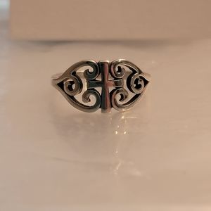 James Avery Scroll Cross Ring - Size 8